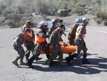 Sin vida fue hallado el excursionista desaparecido tras avalancha en cerro de Los Andes