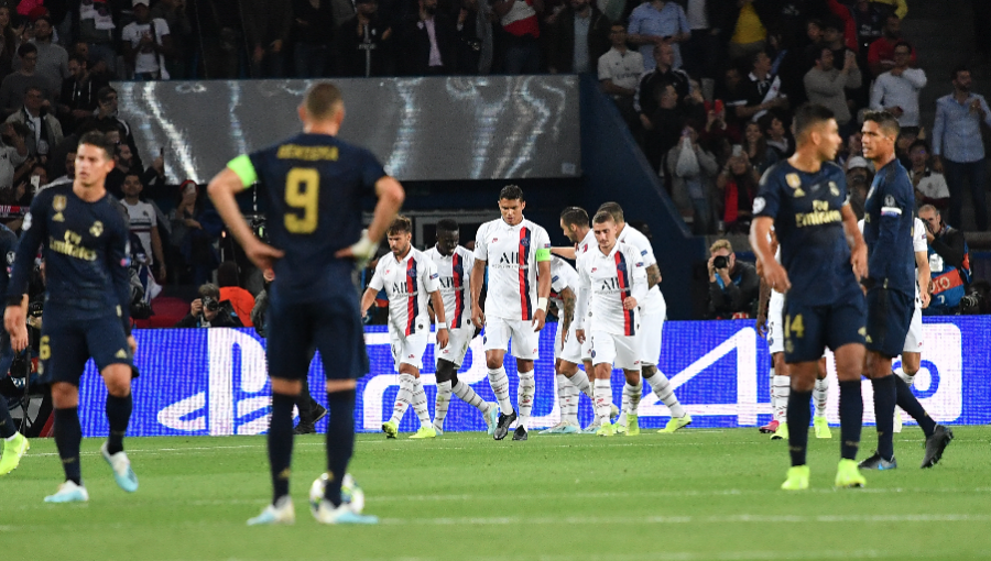 Pese a sensibles bajas, PSG goleó a Real Madrid en su debut en Champions