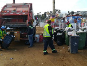 Plan de aseo logra casi 2 toneladas de material reciclado en fondas de Valparaíso