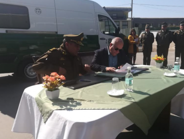 Carabineros y la Municipalidad de Quilpué firman convenio para hacer entrega de nuevo Retén Móvil