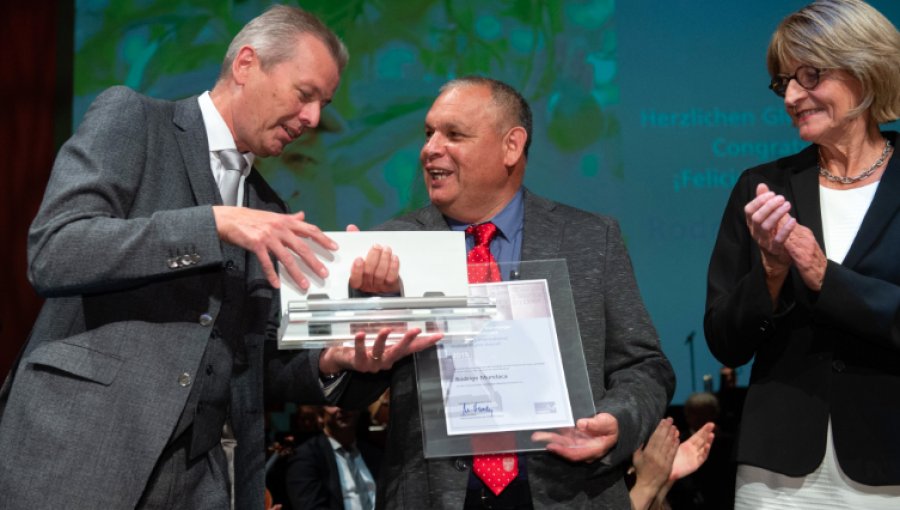 Ingeniero chileno recibió premio de Derechos Humanos de Nüremberg 2019