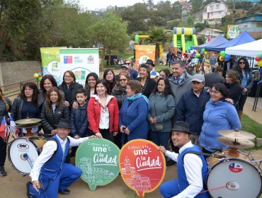 423 familias de sector alto de Viña del Mar verán mejorada su conectividad y equipamiento urbano