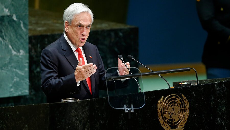 Piñera destaca ante ONU el "renovado y exigente" plan para descontaminar Quintero y Puchuncaví