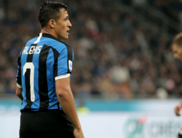 Alexis Sánchez jugó los minutos finales en el triunfo del Inter sobre Lazio