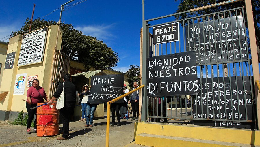 Pergoleros y marmoleros del cementerio de Playa Ancha denuncian graves acciones realizadas por grupo de afectados