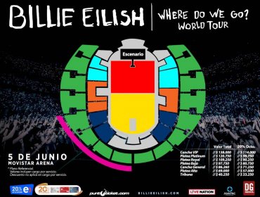 Billie Eilish confirma su primera presentación en Chile para junio del 2020