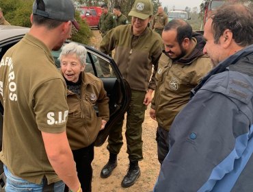 Encuentran a anciana con Alzheimer perdida desde ayer en Limache