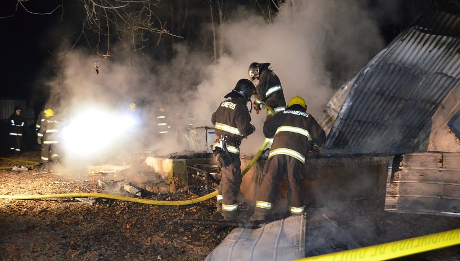 PDI investiga incendio en fundo de la comuna de Padres Las Casas