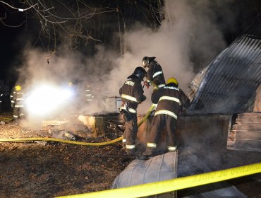 PDI investiga incendio en fundo de la comuna de Padres Las Casas