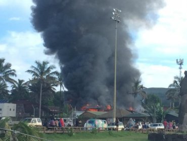 Suspenden procedimiento contra 11 implicados en incendio de tribunal de Rapa Nui