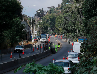 Con cámaras de televigilancia buscan controlar paso de camiones en el acceso a Valparaíso por Av. Argentina