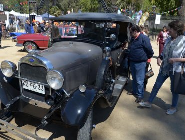 55 adultos mayores de Viña del Mar dieron vida a caravana de autos antiguos