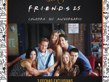 «Friends» celebrará en dos cines chilenos sus 25 años: entradas ya están a la venta