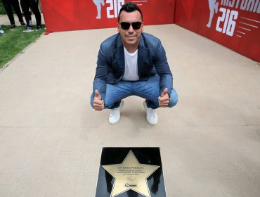 Paredes por homenaje de la ANFP: "Todavía no le tomo el peso a ser el goleador histórico"