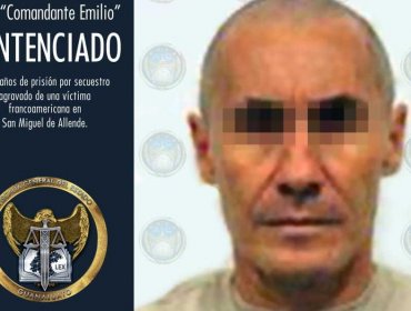 Confirman sentencia de 60 años de cárcel al "Comandante Emilio" por secuestro en México