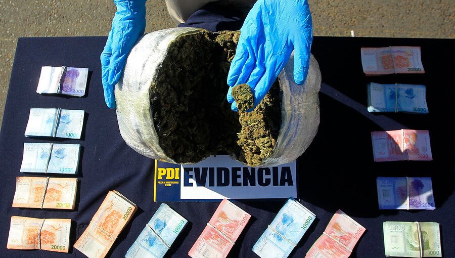 Detienen a cuatro sujetos que distribuían droga desde botillería en Villa Alemana