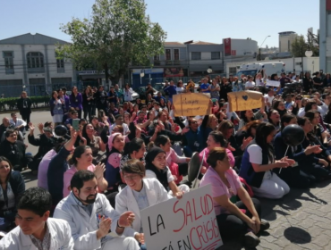 Crisis hospitalaria en Valparaíso: Trabajadores del Van Buren protestaron por falta de insumos y dichos de Jaime Mañalich