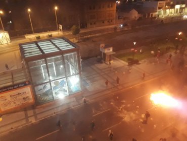 Diversas manifestaciones y barricadas en distintos puntos de Viña del Mar: Calle Viana, Avenida Libertad, Achupallas