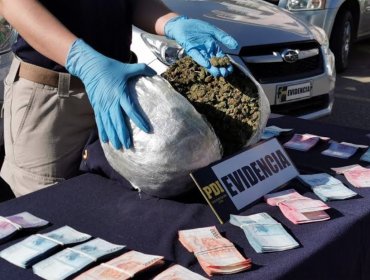 PDI captura a cuatro sujetos que utilizaban botillería como fachada para vender droga en Villa Alemana