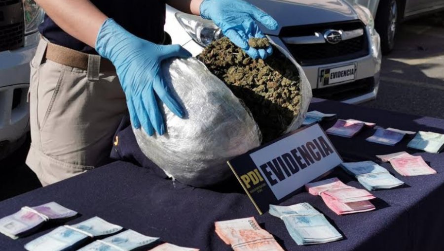 PDI captura a cuatro sujetos que utilizaban botillería como fachada para vender droga en Villa Alemana