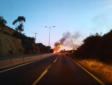 Precaución: Barricadas a la altura de Chorrillos en vía Las Palmas