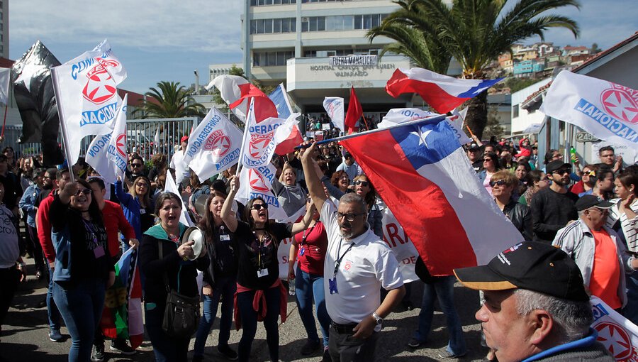 Valparaíso se suma al paro nacional de la salud con tres grandes concentraciones