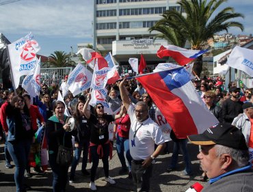 Valparaíso se suma al paro nacional de la salud con tres grandes concentraciones