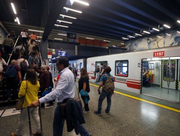 Líneas 1, 3 y 6 del Metro de Santiago volverán a operar de forma parcial este jueves