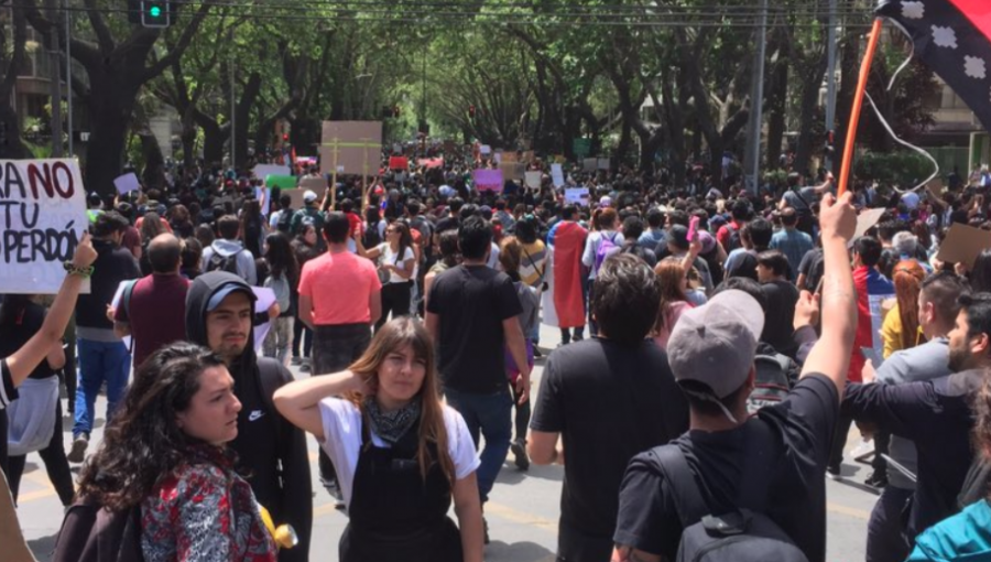 Miles de personas realizaron inédita movilización por la Av. Libertad de Viña del Mar