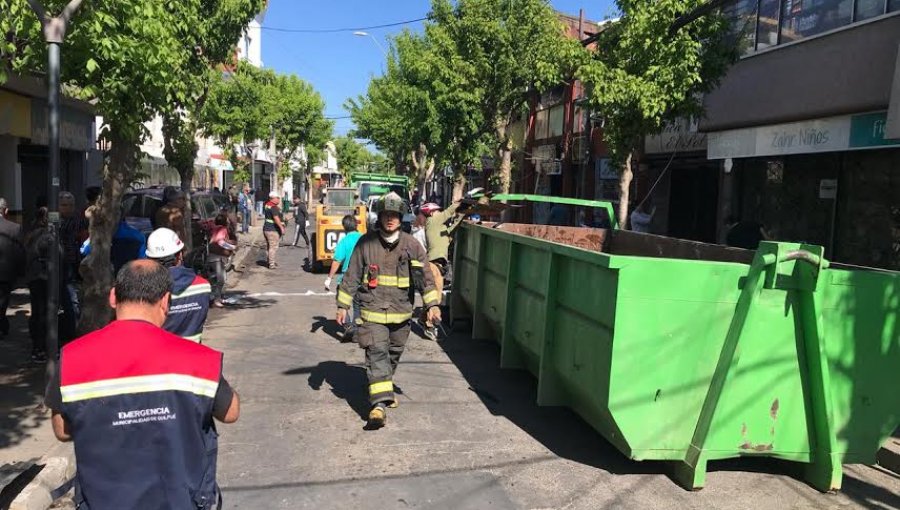 Quilpué comienza a levantarse tras incidentes: equipos municipales retiran escombros