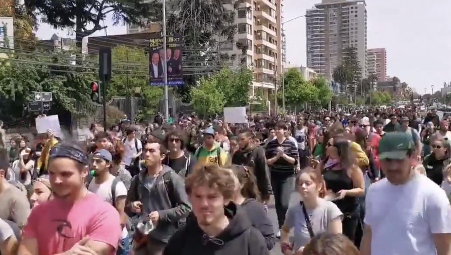 El increíble 'timelapse' que da cuenta de la masiva movilización de Valparaíso a Viña del Mar