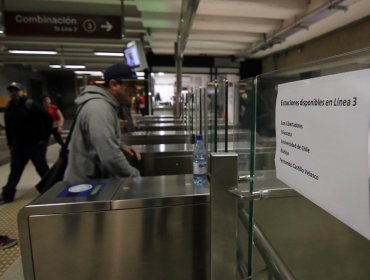 Líneas 3 y 6 del Metro de Santiago reiniciaron operaciones con servicios parciales