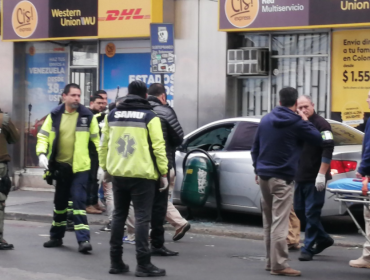 Persecución policial tras saqueo en supermercado termina en atropello múltiple en Valparaíso