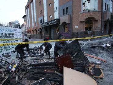 Cuatro hoteles de la región Metropolitana han sido afectados por hechos de vandalismo