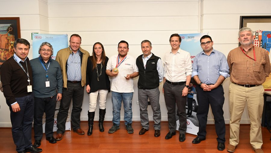 El represante de Kia Chile obtuvo el primer lugar en la "Kia Regional Skill Cup 2019"