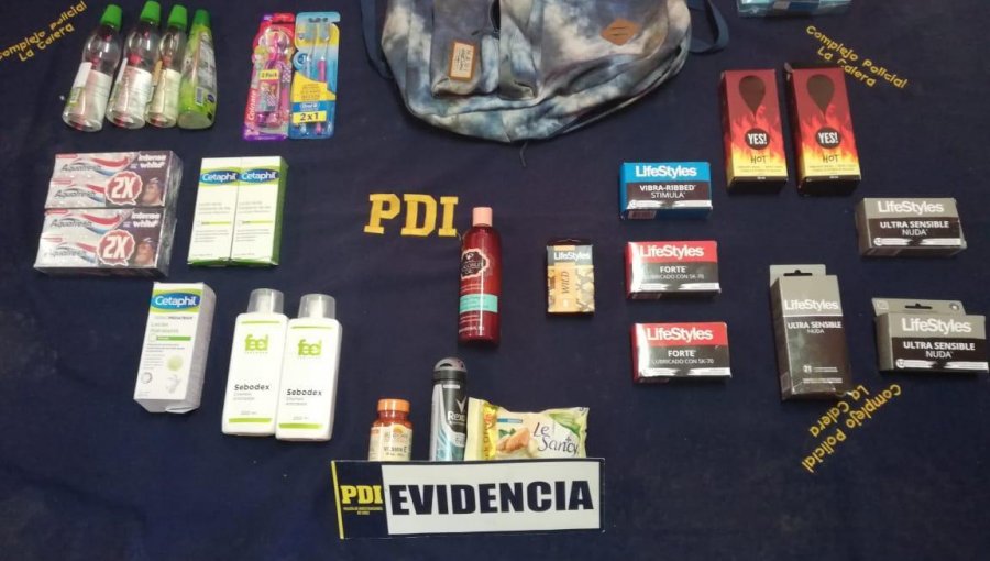 PDI detuvo a cuatro personas que fueron sorprendidas saqueando farmacia en La Calera