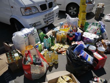 Ocho saqueadores son detenidos con línea blanca, muebles y mercadería en su casa