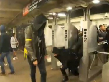 Evasión masiva se registró este viernes en el Metro de Nueva York