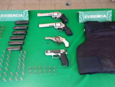 Diez detenidos por posesión de armamento, munición y droga en San Ramón