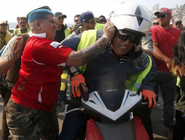 El verdadero origen del video que muestra golpe de "chaleco amarillo" a mujer en Reñaca