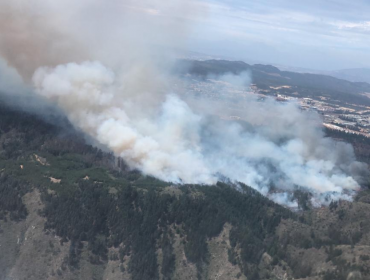 Mantienen Alerta Roja en Valparaíso por incendio forestal que ha consumido más de 70 hectáreas en Curauma