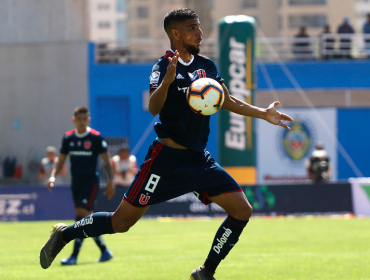 Augusto Barrios volvió a los entrenamientos de la U tras superar una grave lesión