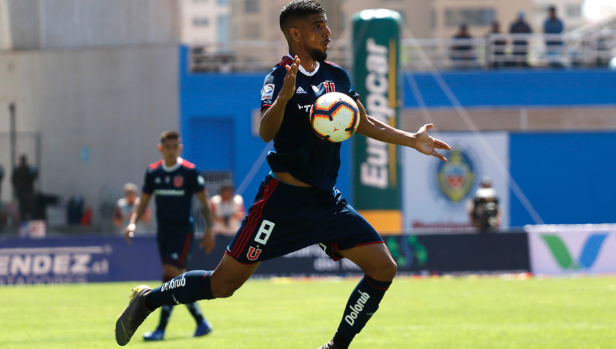 Augusto Barrios volvió a los entrenamientos de la U tras superar una grave lesión