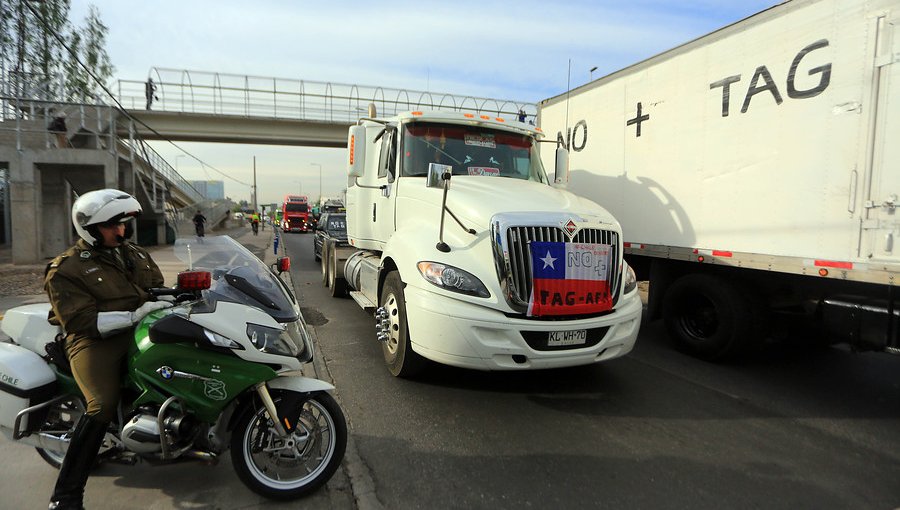 Movimiento "No más Tag" llegará hasta Kennedy para luego retornar a Pudahuel tras acuerdo con Carabineros