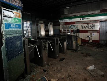 En internación provisoria queda menor de 16 años acusado de incendio en estación Pedrero de Metro