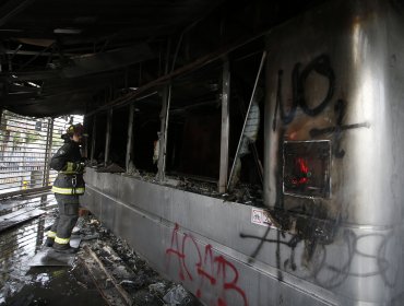 En prisión preventiva quedó sujeto formalizado por incendio en metro La Granja