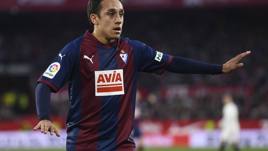 España: Fabián Orellana dijo presente en dura derrota del Eibar ante Real Madrid