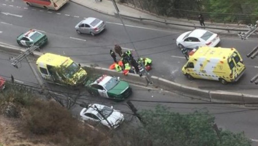 Joven motociclista perdió la vida luego de sufrir violento accidente en Viña del Mar