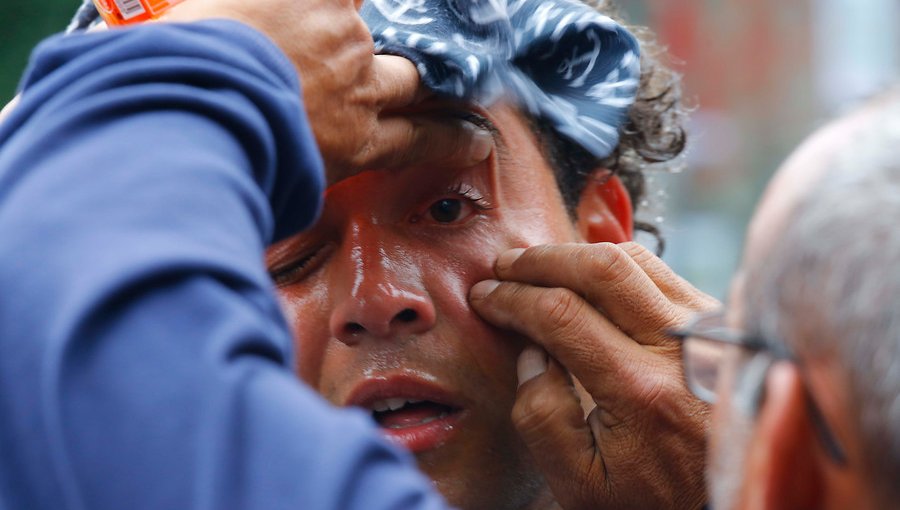 Cuatro detenidos y un herido se registran en incidentes durante manifestaciones en Concepción