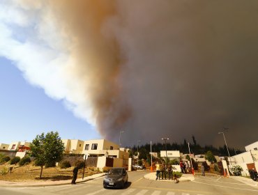 Alerta Roja en Valparaíso por incendios: Siniestros sería de carácter intencional